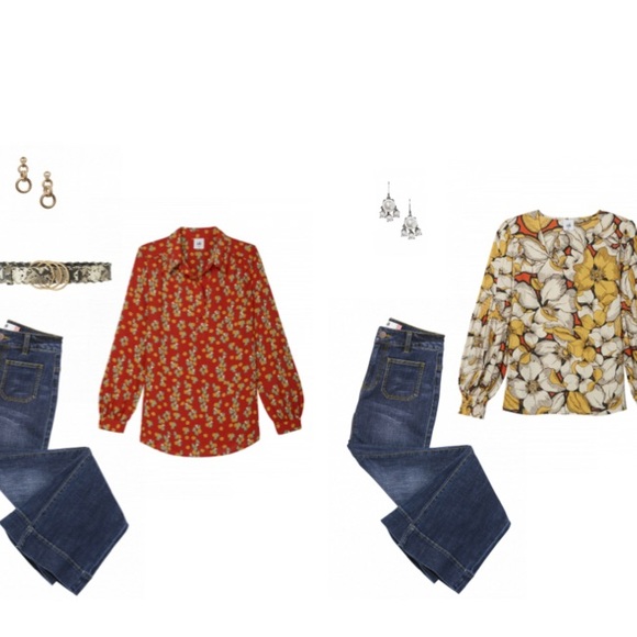 Cabi 4151 Patch Pocket Wide Leg Jeans Womens Cabi Fall ‘21 Sizes 10, 12, 16. - Picture 9 of 10